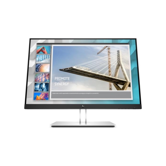 HP E-Series E24i G4 24inch Full-H WUXGA Zwart, Zilver