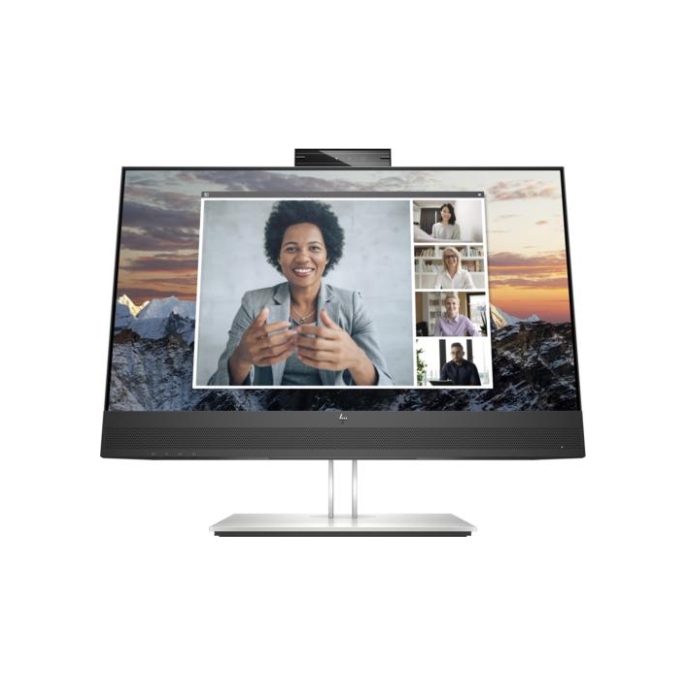 Monitor HP E24m G4 23.8inch Full-HD Zwart, Zilver