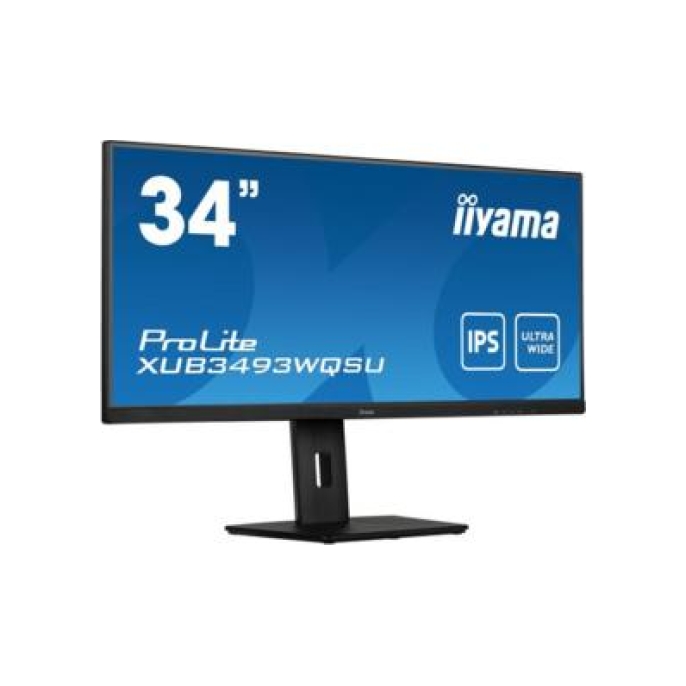 Monitor Iiyama ProLite 34inch UltraWide Quad-HD LED Zwart