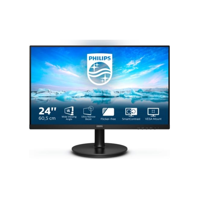 Monitor Philips 23.8 F-HD / VGA / HDMI