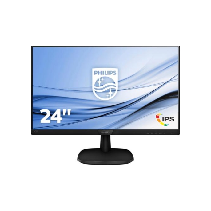 Monitor Philips 23.8Inch / F-HD / IPS /  DVI / HDMI / VGA / VESA