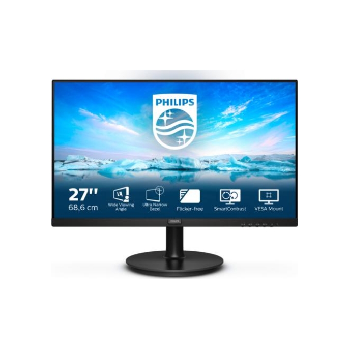 Monitor Philips V Line LED 27inch F-HD Zwart