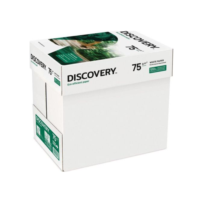 Discovery Papier A4 75 g/m² Wit (doos 5 x 500 vel)