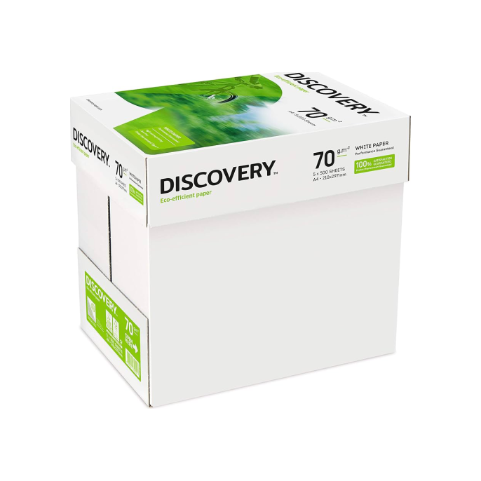 Discovery Papier A4 70 g/m² Wit (doos 5 x 500 vel)