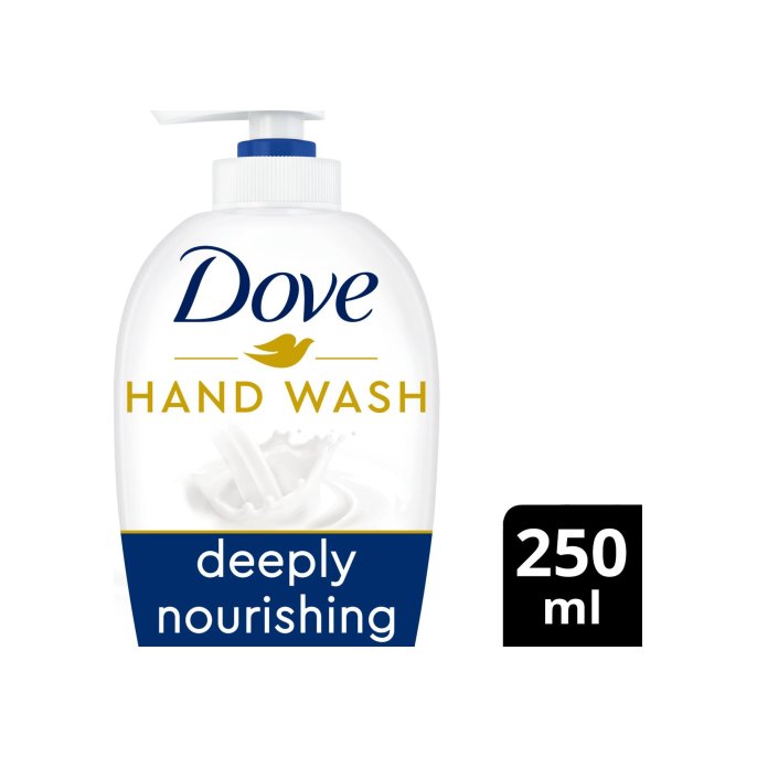 Dove Cream Wash Pompzeep (fles 250 milliliter)