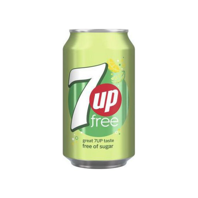 7-Up Free Frisdrank 0.33 l Blik (pak 24 stuks)