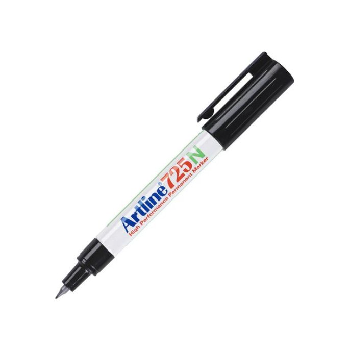 725N Permanent Marker Zwart (pak 12 stuks)