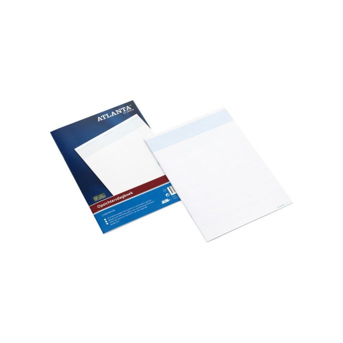 ATLANTA A4 Opzichtersdagboek 20 Vellen Papier 70 g/m² Wit (blok 20 vel)