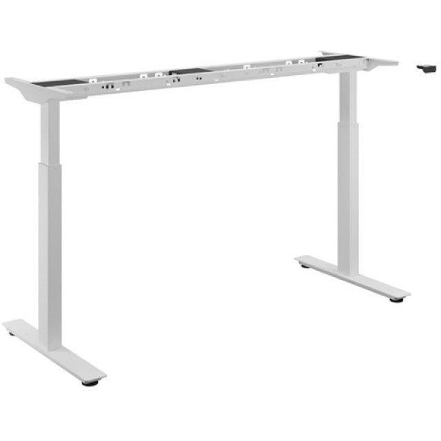 Active Elektrisch Zit-Sta Frame voor bladformaat 120 - 180 cm. Wit