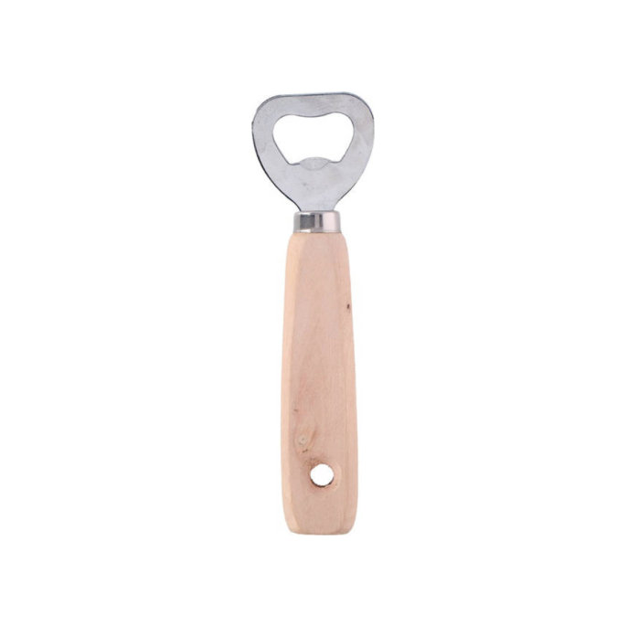 Alpina Flesopener hout 14x4x1.7cm