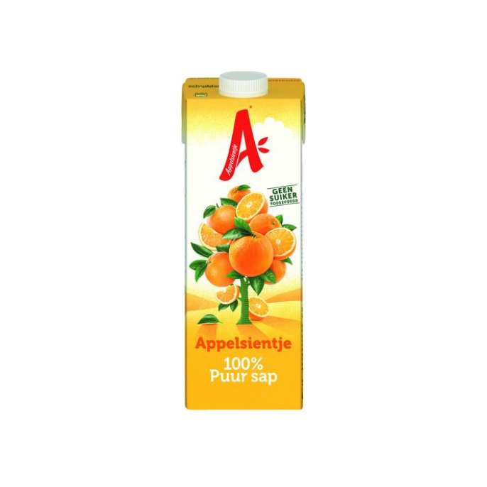 Appelsientje Sinaasappelsap 1L (doos 12 liter)