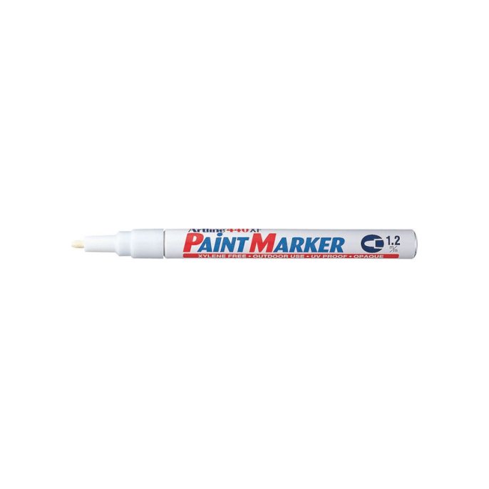 Artline 440 Lakmarker Ronde Punt 1 mm Wit (pak 12 stuks)