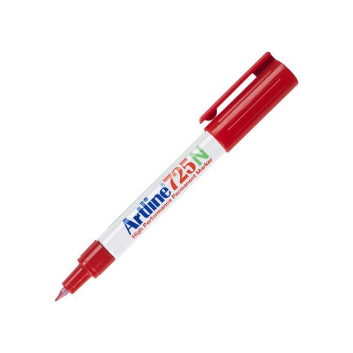 Artline 725N Permanent Marker Rood (pak 12 stuks)