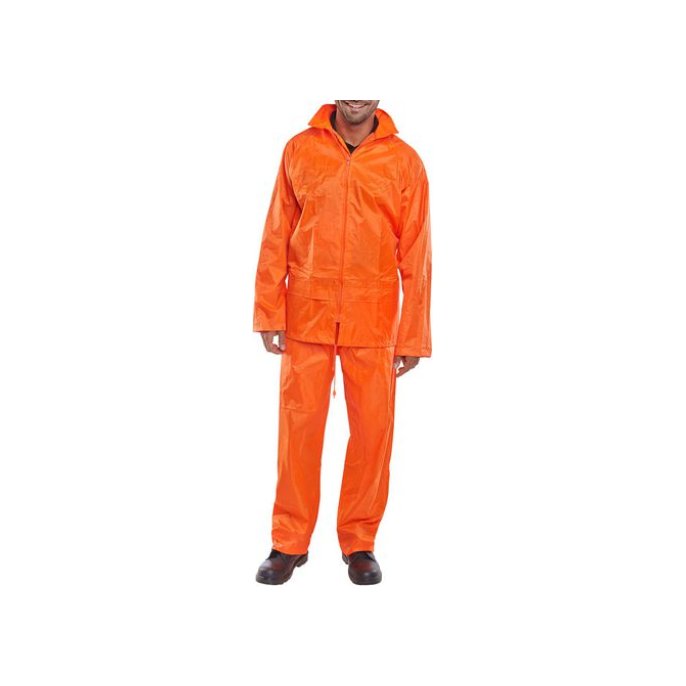 B DRI Nylon B-Dri Regenpak oranje 4XL