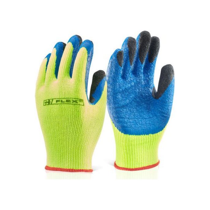 B FLEX Thermo-Star Handschoenen Latex Geel Maat 10 (doos 10 stuks)