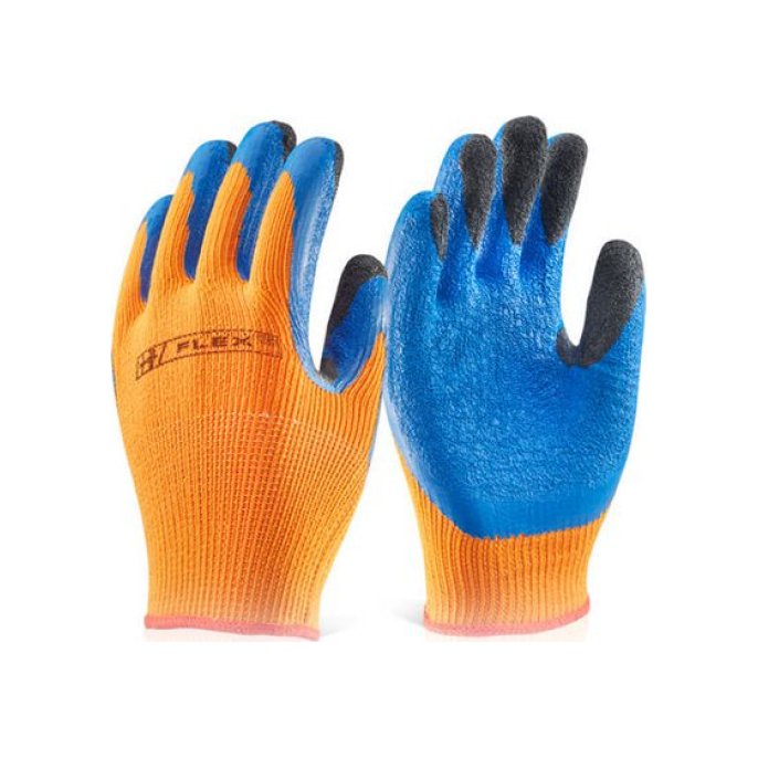 B FLEX Thermo-Star Handschoenen Latex Oranje Maat 10 (doos 10 stuks)