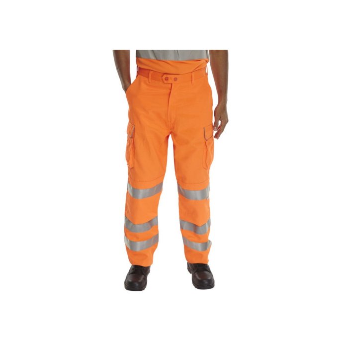 B SEEN Broek Cargo Oranje 46