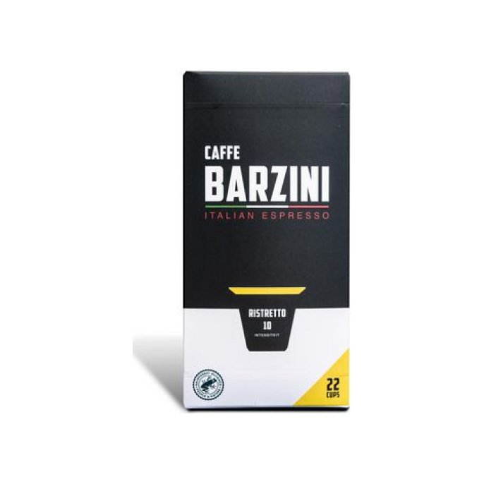 BARZINI Nespresso® Capsules RISTRETTO (pak 6 x 22 stuks)