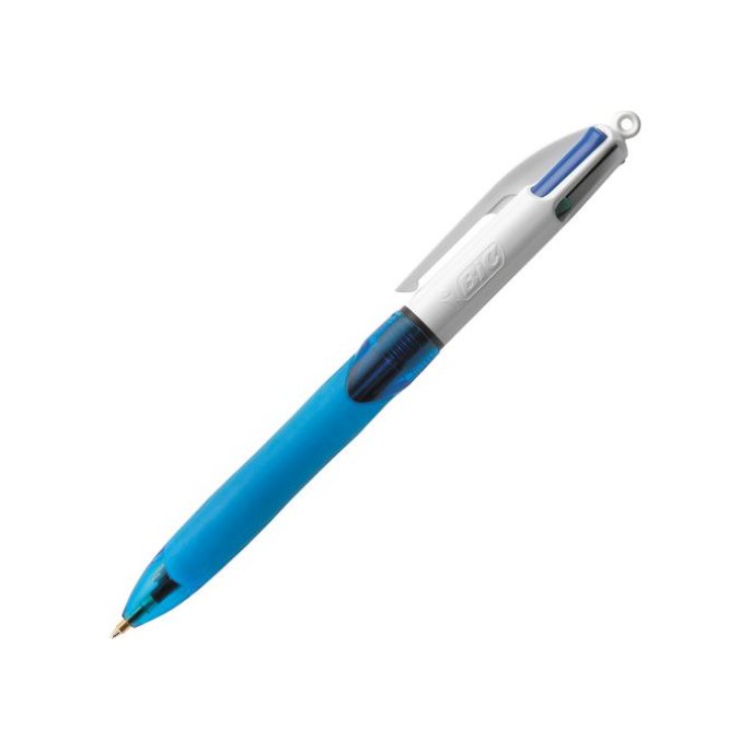 BIC® 4 Kleuren Balpen Medium Punt 1 mm Zwart Blauw Rood Groen