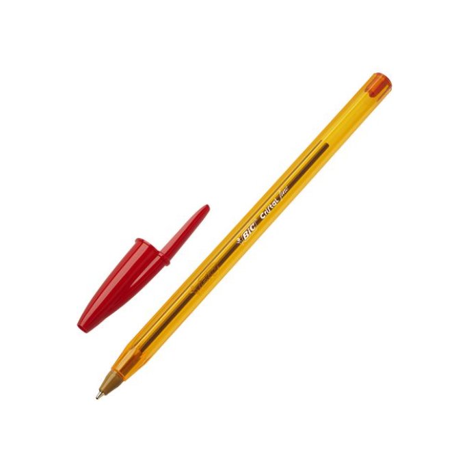 BIC® Balpen Cristal fine Fijn. rood