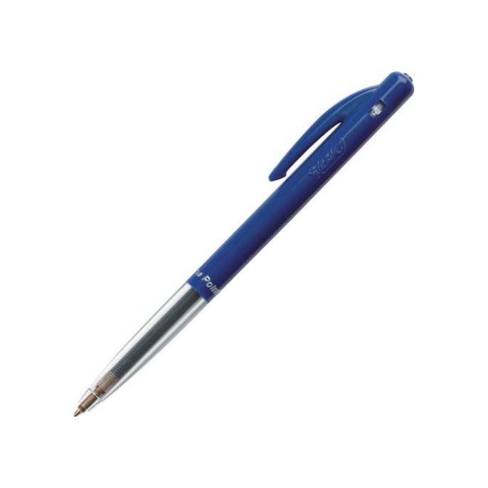 BIC® M10 Clic Balpen Fijne Punt 07 mm Blauw (pak 50 stuks)