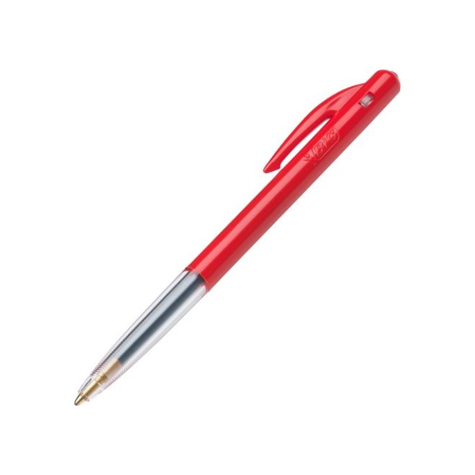 BIC® M10 Clic Balpen Medium Punt 1 mm Rood (doos 50 stuks)