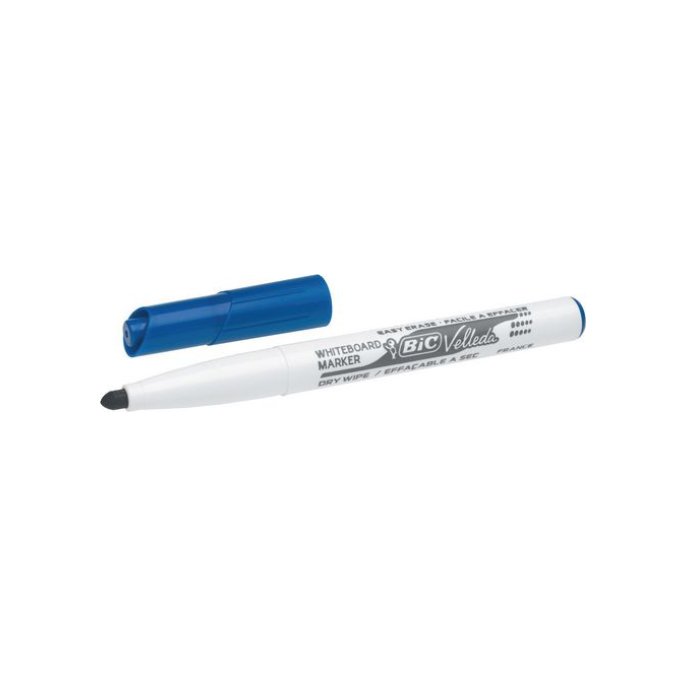 BIC® Velleda 1741 Whiteboardmarker Ronde Punt 14 mm Blauw (pak 12 stuks)