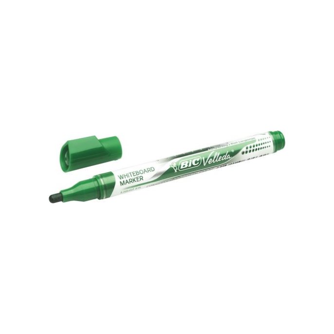 BIC® Velleda Pocket Whiteboardmarker Ronde Punt 14 mm Groen (doos 12 stuks)