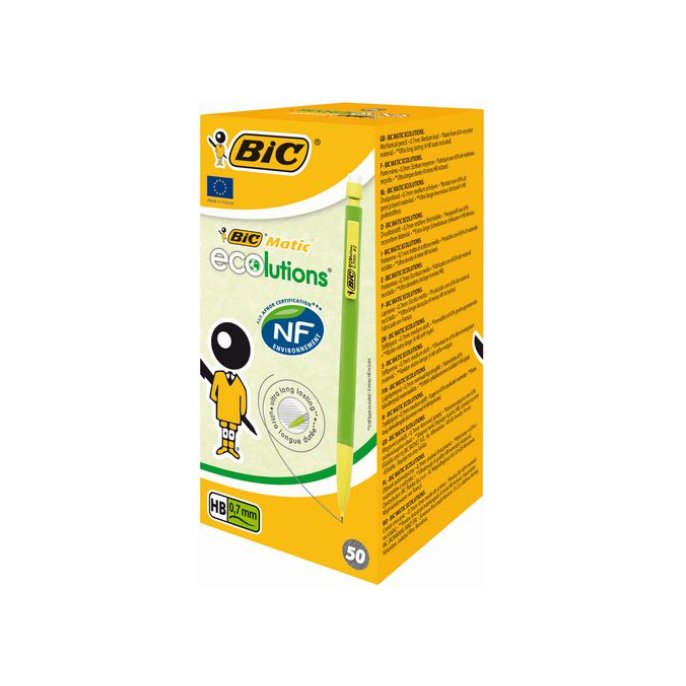 BIC® Vulpotlood Matic ECOlutions 07 mm HB (pak 50 stuks)