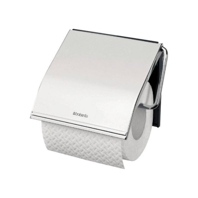 BRABANTIA Toiletrolhouder RVS afmeting h 123 x b 133 x d 17 cm