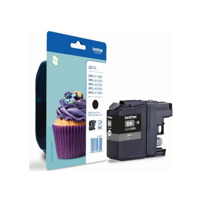 BROTHER Inkjet LC-123BK zwart