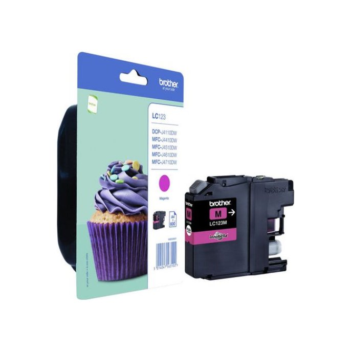 BROTHER Inkjet LC-123M magenta