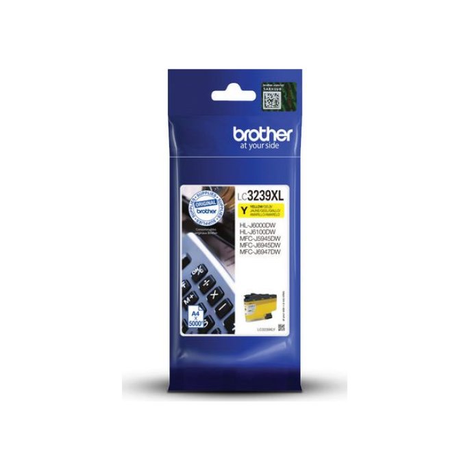 BROTHER LC-3239XL Inktcartridge Hoog Capaciteit Geel