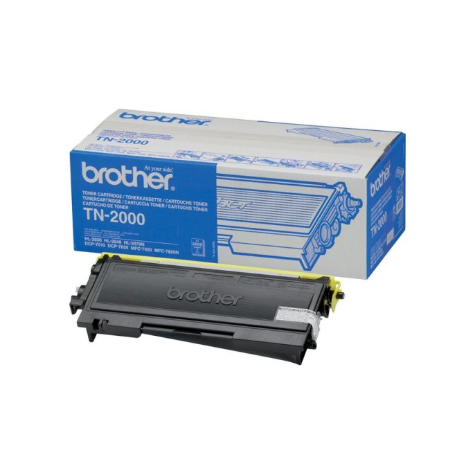 BROTHER TN-2000 Toner Hoog Rendement Zwart