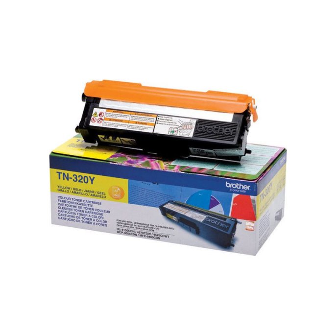 BROTHER TN-320Y Toner Geel