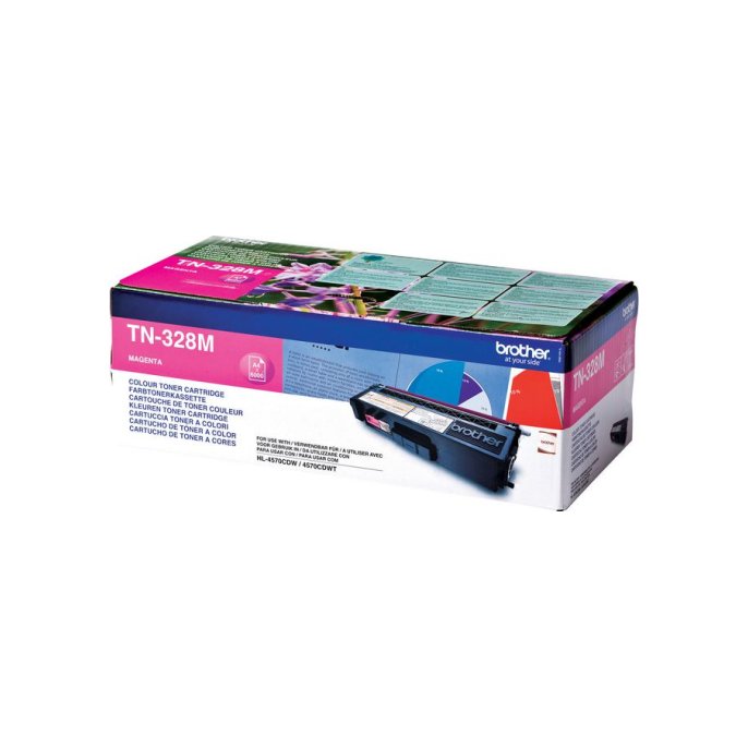 BROTHER TN-328M Toner Hoog Rendement Magenta