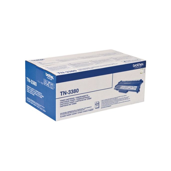 BROTHER TN-3380 Toner Hoog Rendement Zwart