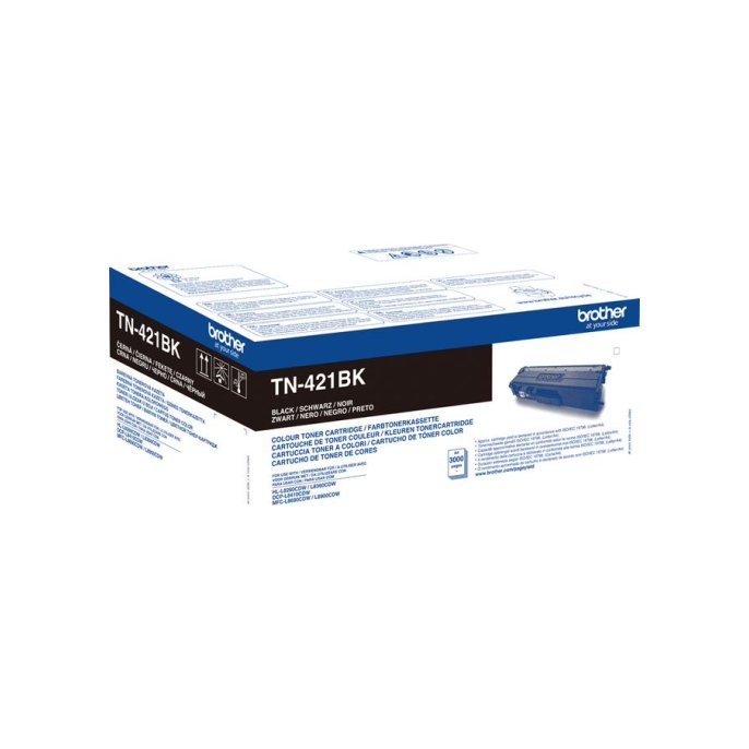 BROTHER TN-421BK Toner Hoog Rendement Zwart