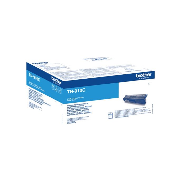 BROTHER TN-910C Ultra Jumbo Toner Hoog Rendement Cyaan