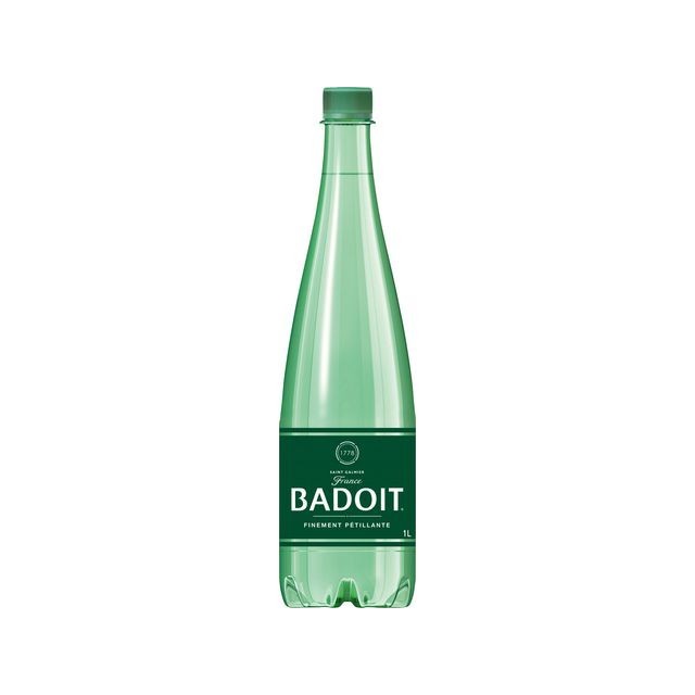 Badoit Groen Mineraalwater Licht Sprankelend 1 l Glazen fles (pak 6 stuks)