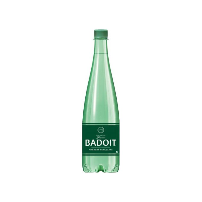 Badoit Groen Mineraalwater Licht Sprankelend 1 l Glazen fles (pak 6 stuks)