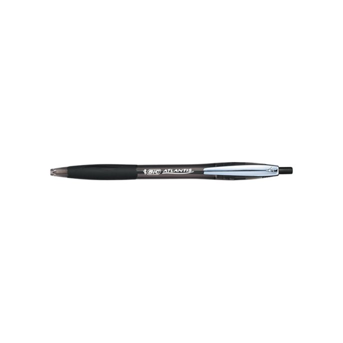 Balpen Bic Atlantis Soft M zwart