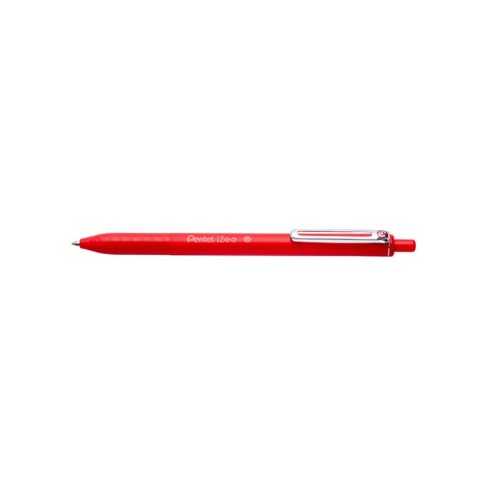 Balpen Pentel iZee BX470 rood (12 stuks)