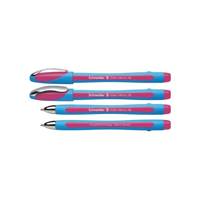 Balpen Schneider Memo XB roze (10 stuks)