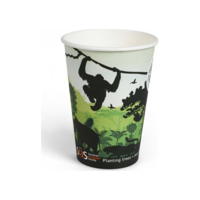 Beautiful Cups Beker karton BC jungle to go (20 doos x 50 stuks)