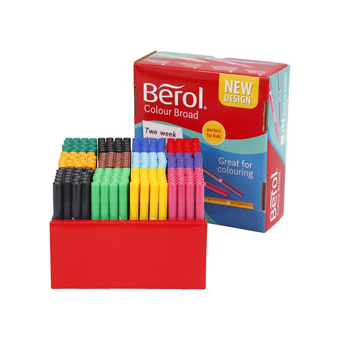 Berol Viltstift Assorti (pak 288 stuks)