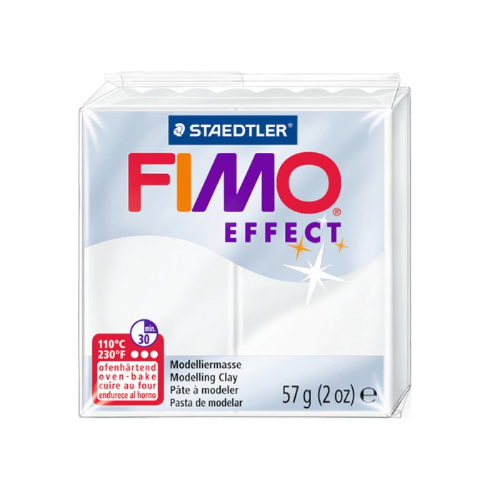 Boetseerklei FIMO effect transp/6x57g