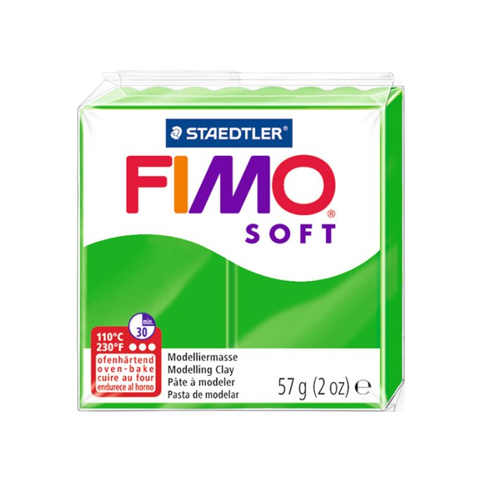 Boetseerklei FIMO soft groen/6x57g