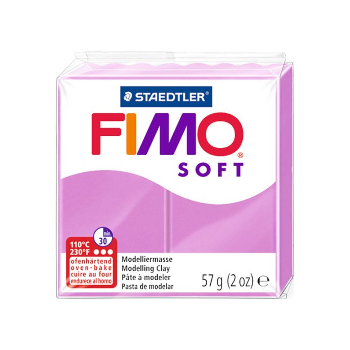 Boetseerklei FIMO soft lavendel/6x57g