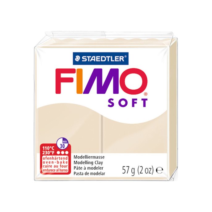 Boetseerklei FIMO soft sahara/6x57g